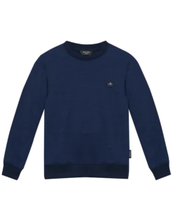 Sweatshirt i merinould til børn