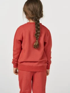 Sweatshirt i merinould til børn