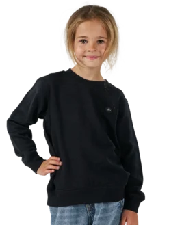 Sweatshirt i merinould til børn