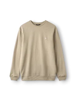 Sweatshirt i merinould til mænd