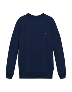 Sweatshirt i merinould til mænd