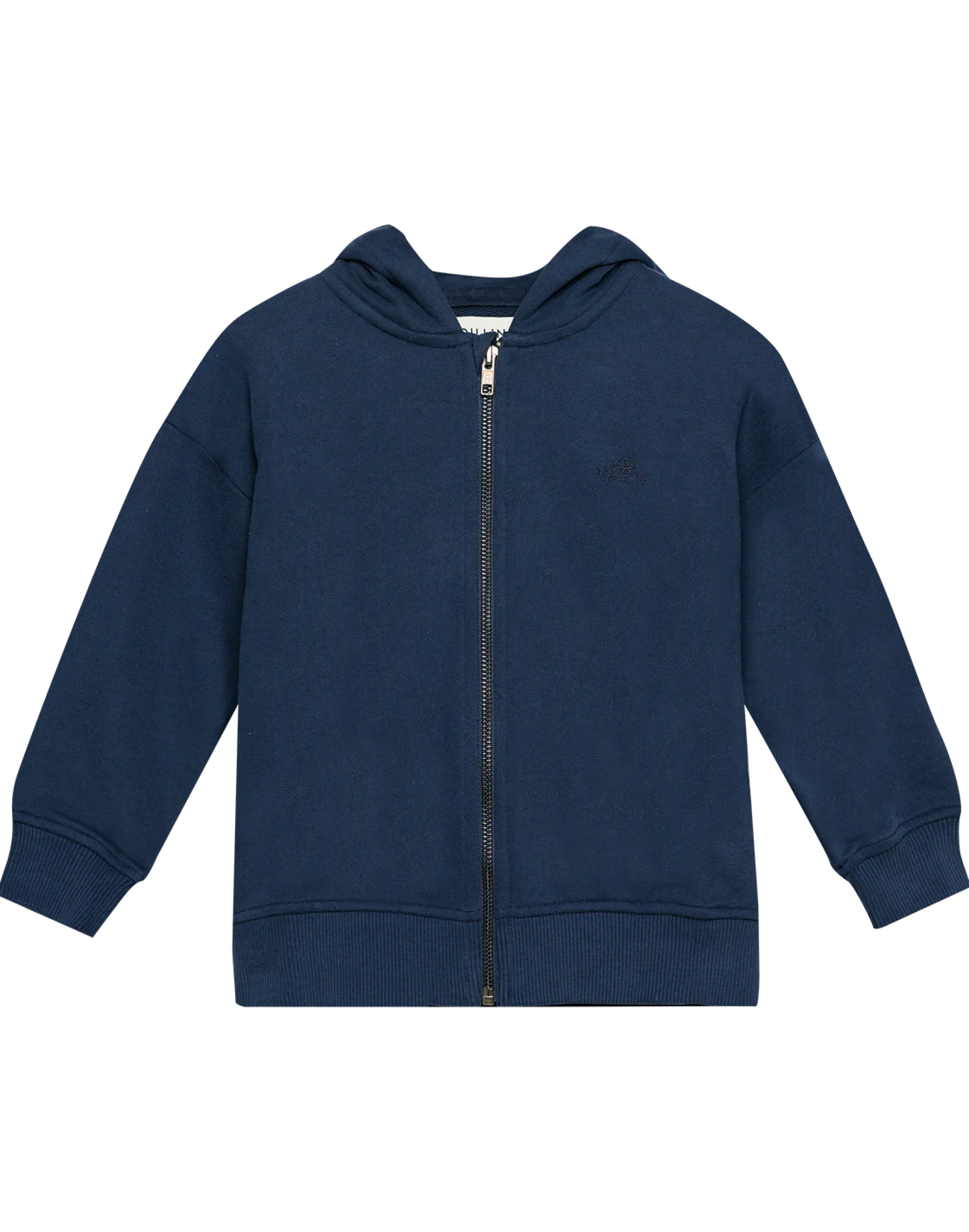 Sweatshirt med lynlås i bomuld til børn