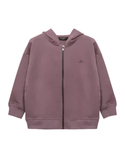 Sweatshirt med lynlås i bomuld til børn