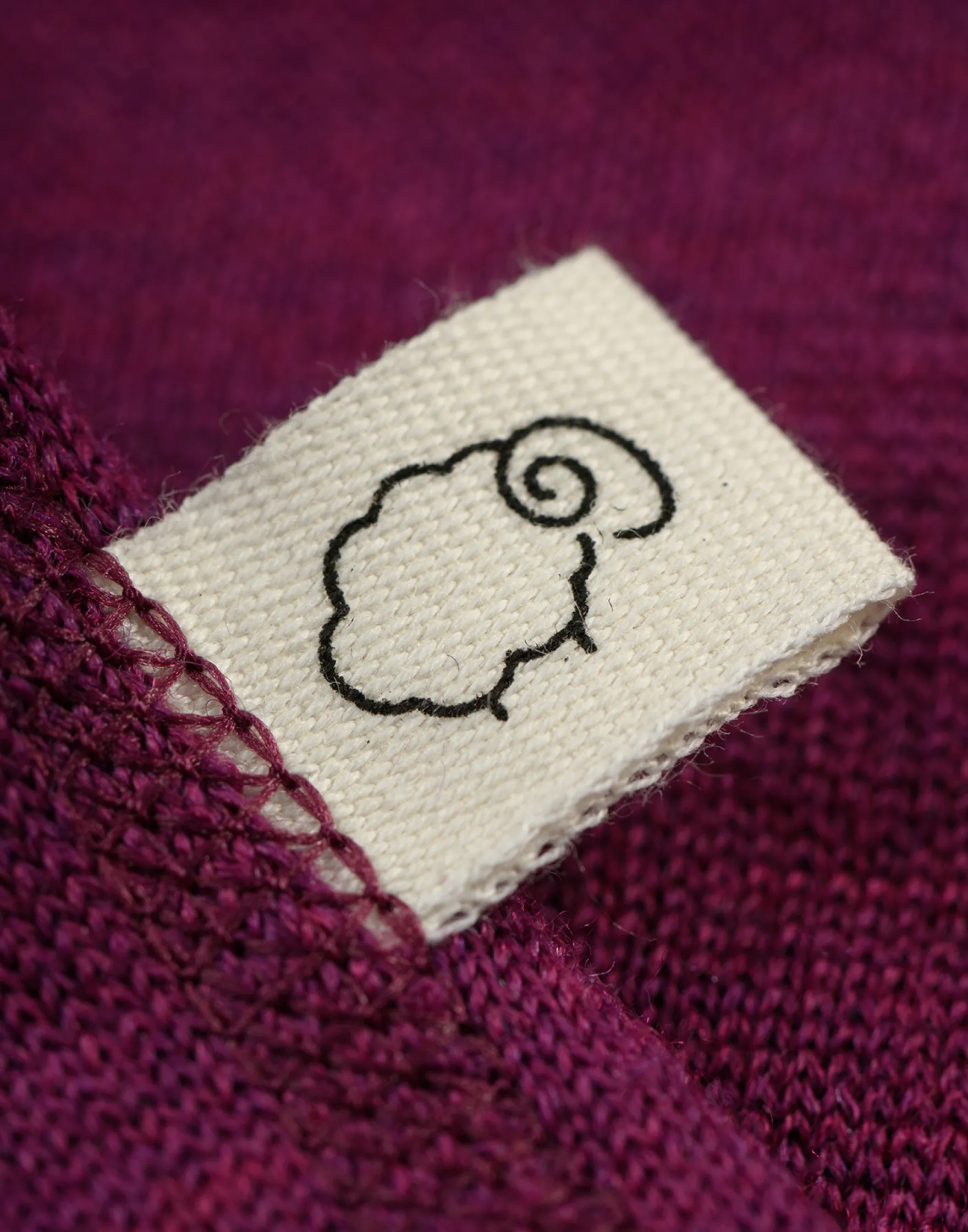 Sweatshirt med vide ærmer i merinouldfrotté til baby
