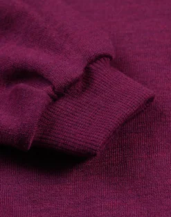 Sweatshirt med vide ærmer i merinouldfrotté til børn