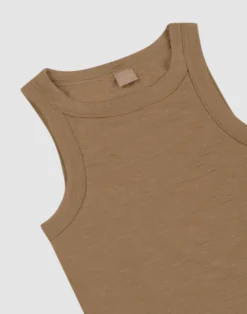 Tank top i merinould/silke til kvinder