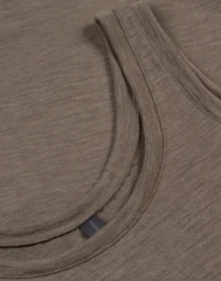 Tank top i merinould til kvinder