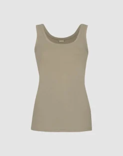 Tank top i merinould til kvinder