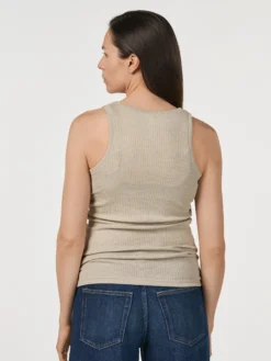 Tanktop i merinould til kvinder