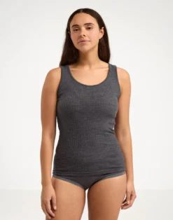 Tanktop i merinould til kvinder
