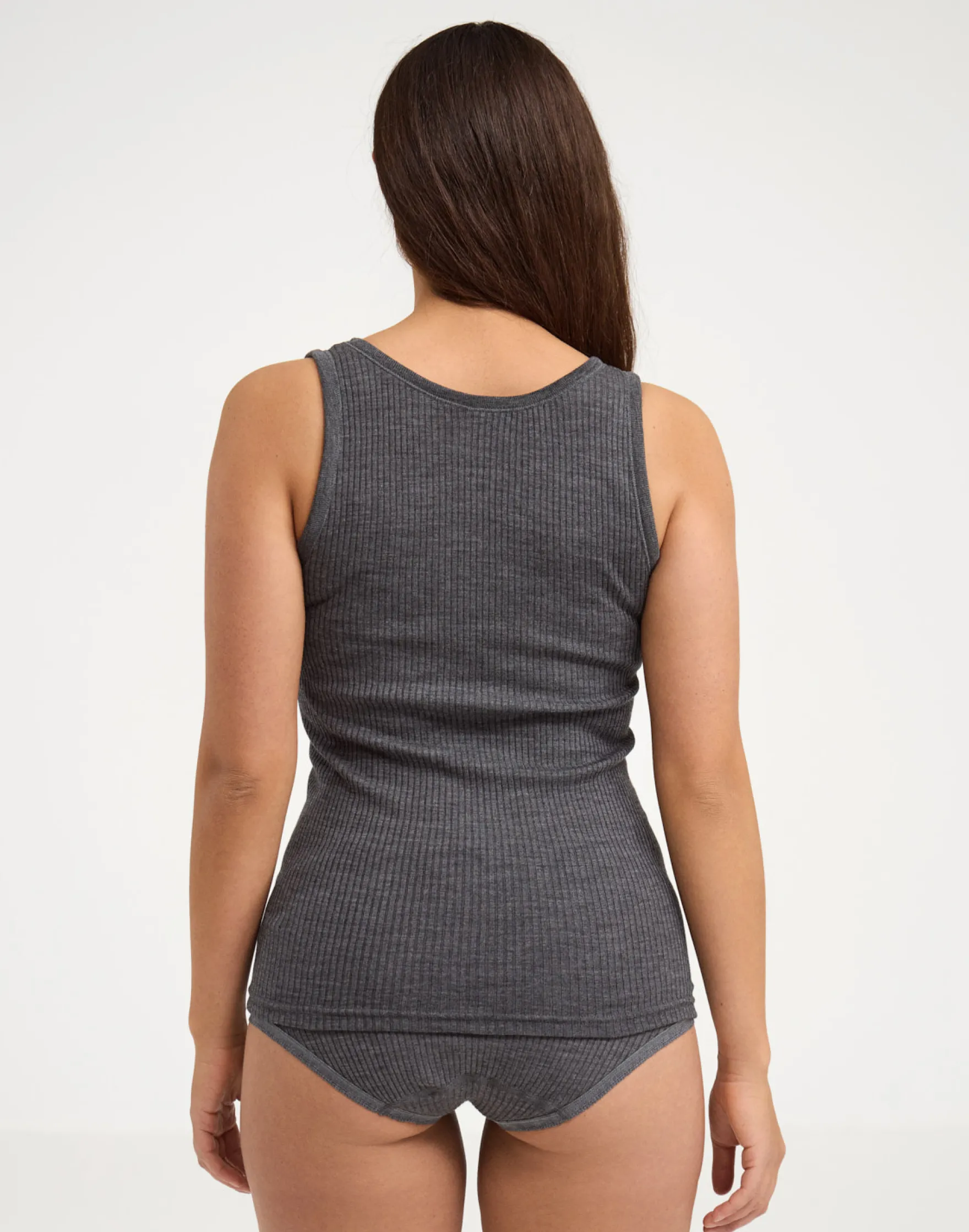 Tanktop i merinould til kvinder