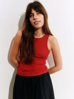 Tanktop i merinould til kvinder