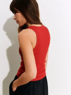 Tanktop i merinould til kvinder