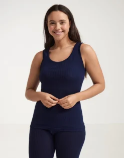 Tanktop i merinould til kvinder