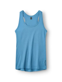 Tank top med bryderryg i merinould til kvinder