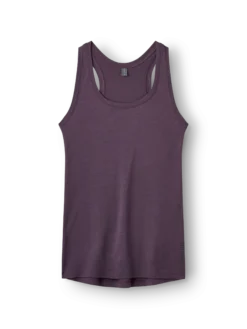 Tank top med bryderryg i merinould til kvinder