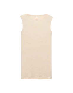 Tanktop med hulmønster i merinould til kvinder