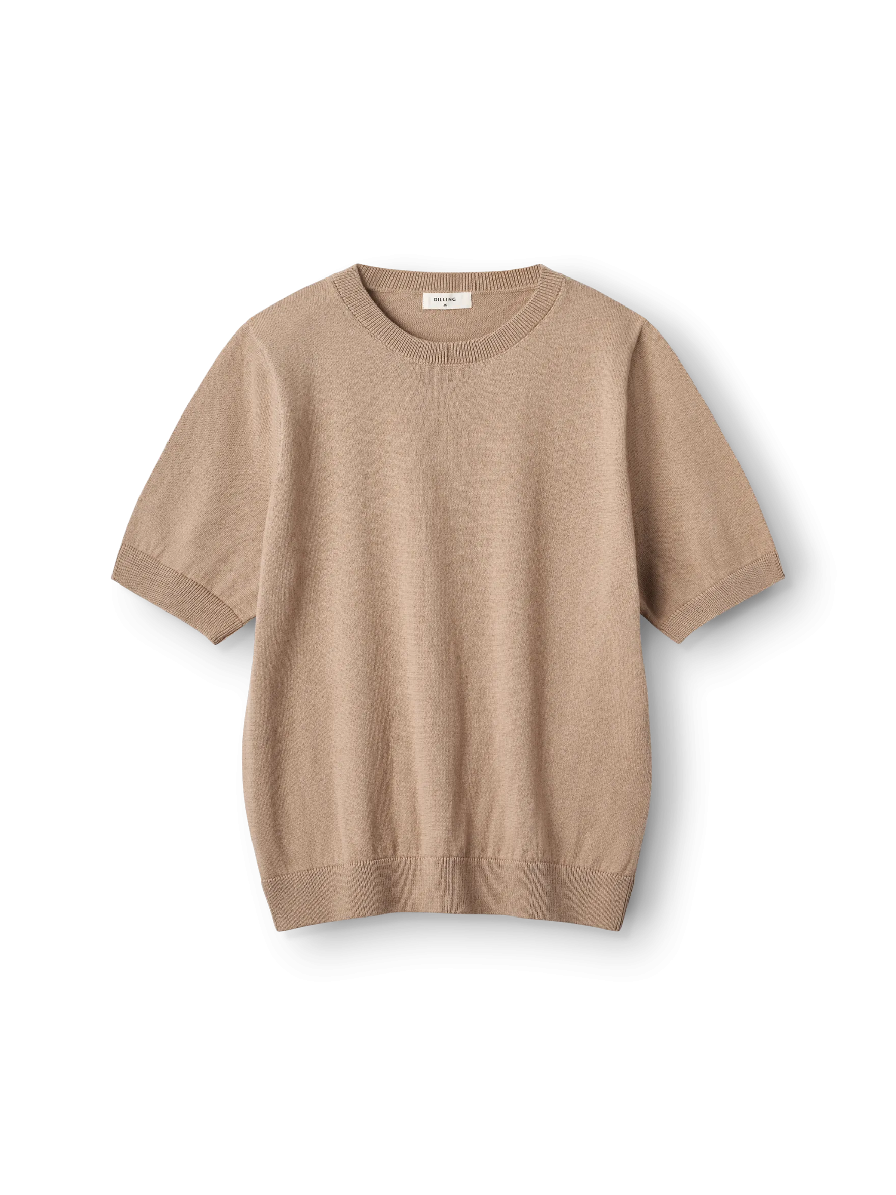 T-shirt i bomuldsstrik til kvinder