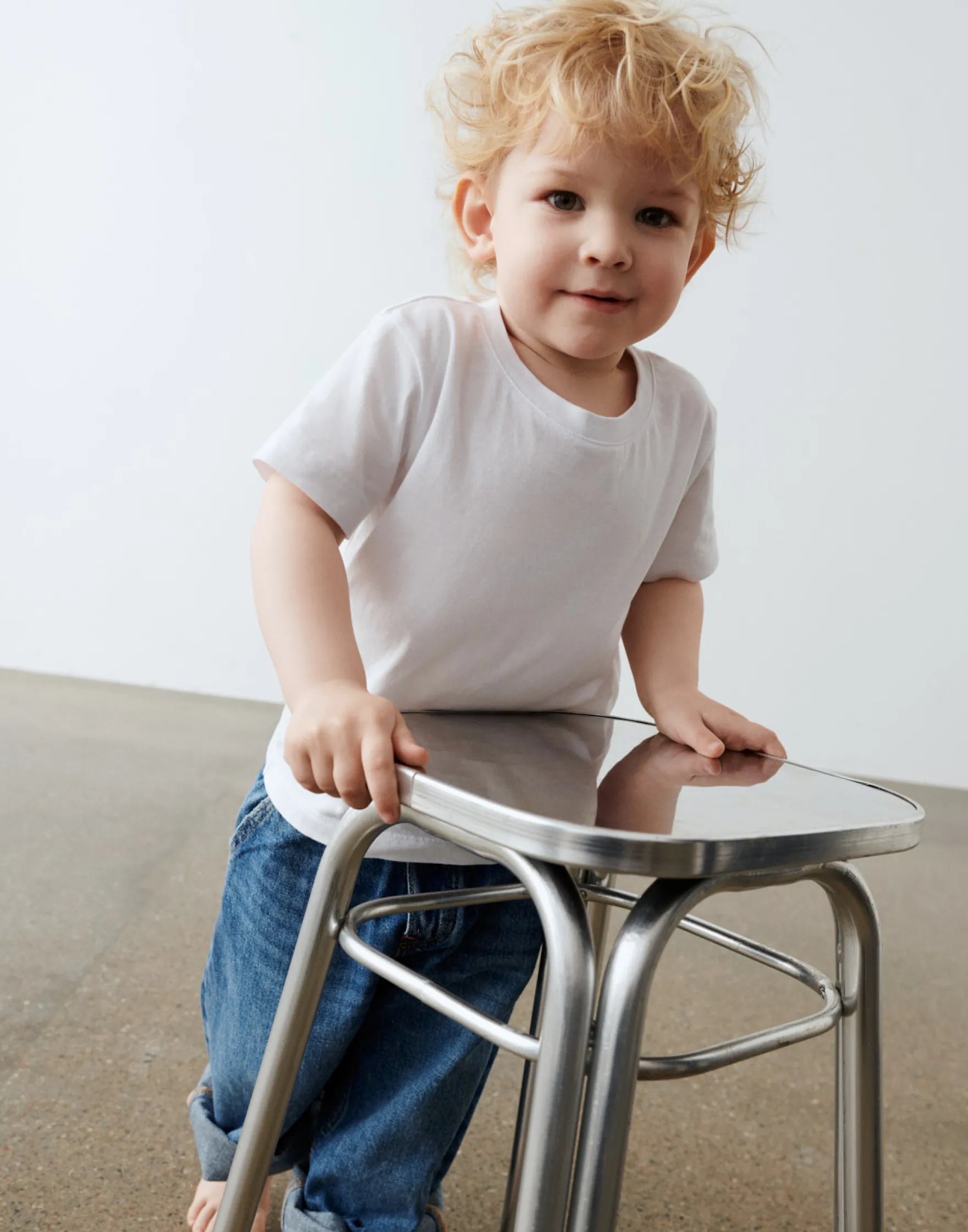 T-shirt i bomuld til baby