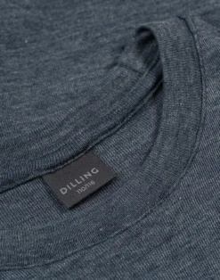 T-shirt i merinould/silke med lommer til børn