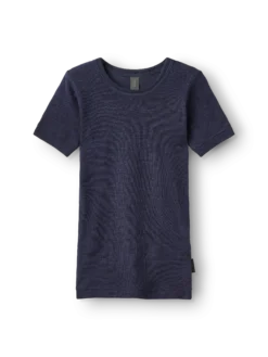 T-shirt i merinould/silke til børn