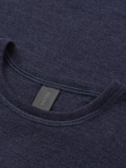 T-shirt i merinould/silke til børn