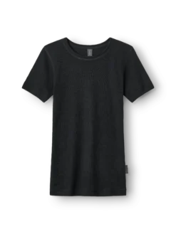 T-shirt i merinould/silke til børn