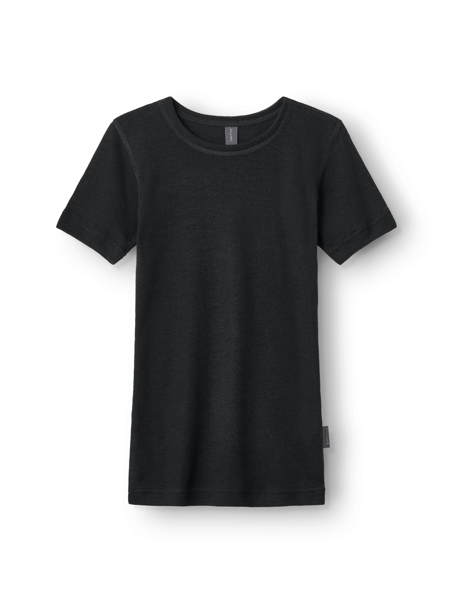 T-shirt i merinould/silke til børn
