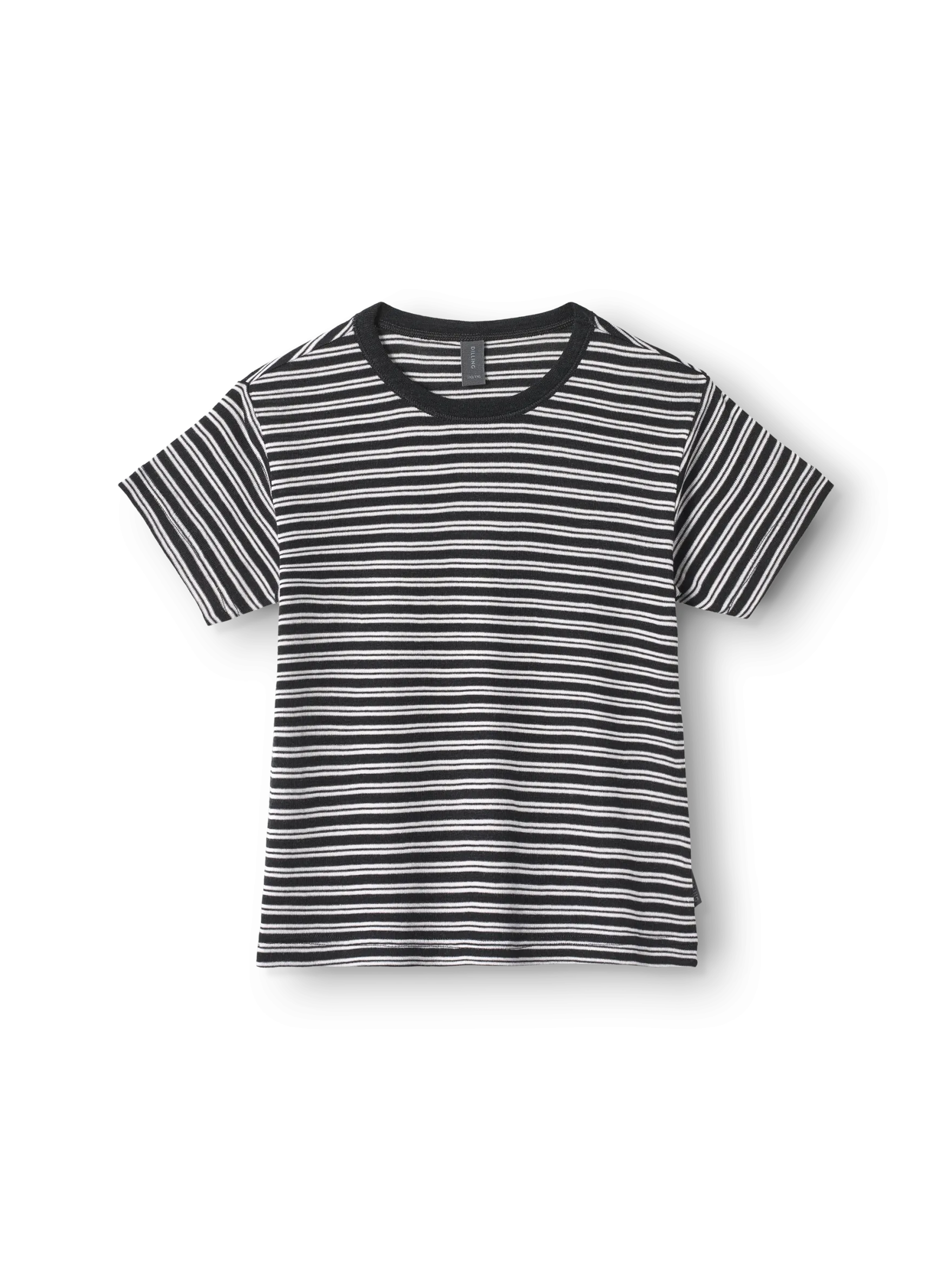 T-shirt i merinould/silke til børn