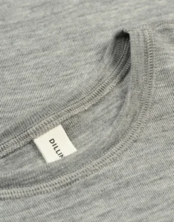 T-shirt i merinould/silke til børn