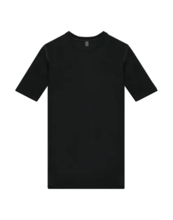 T-shirt i merinould/silke til mænd