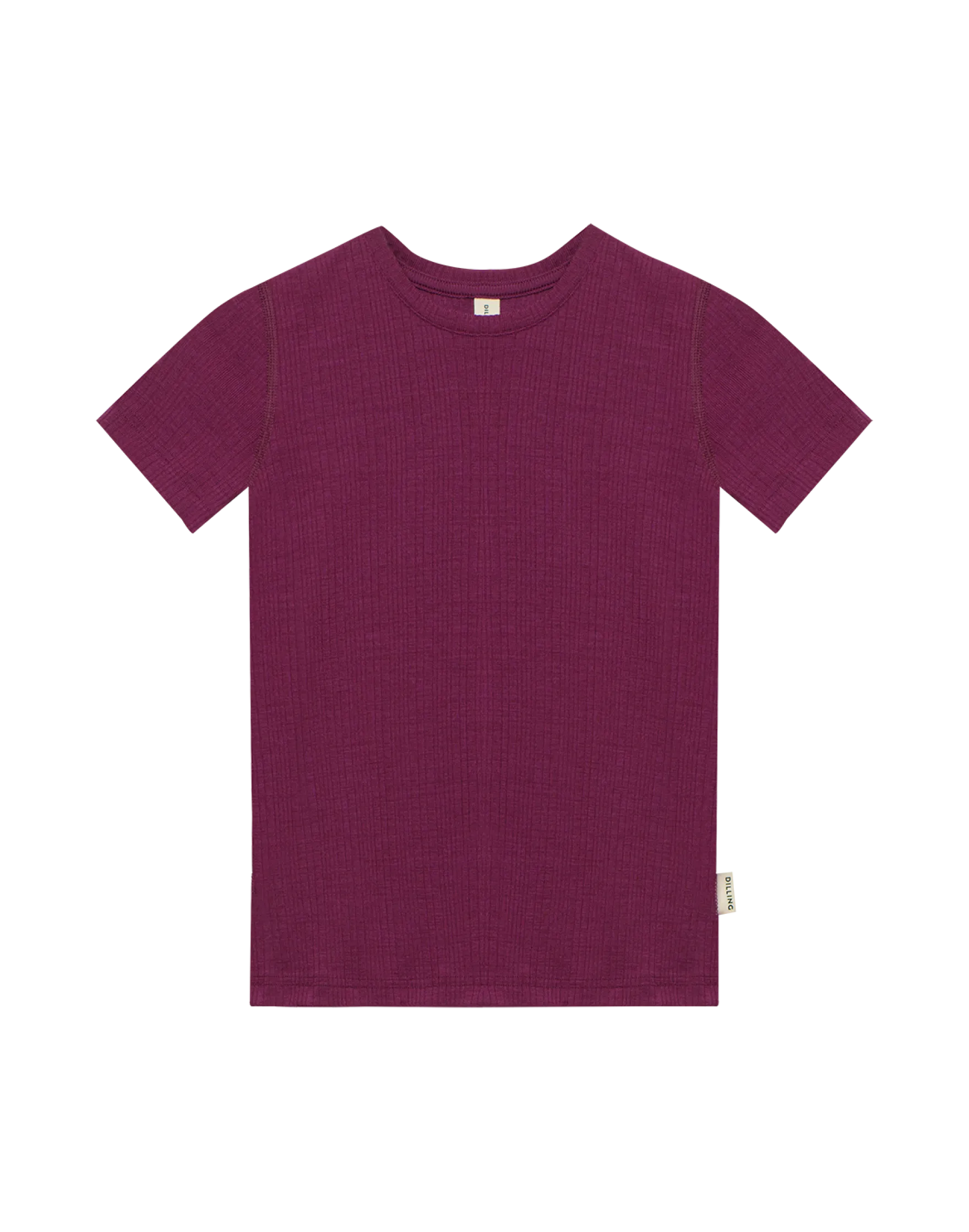 T-shirt i merinould til børn