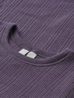 T-shirt i merinould til børn