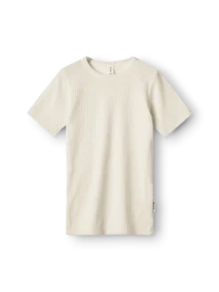 T-shirt i merinould til børn