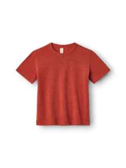 T-shirt i merinould til børn