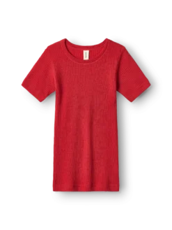 T-shirt i merinould til børn