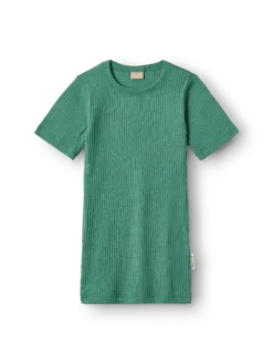 T-shirt i merinould til børn
