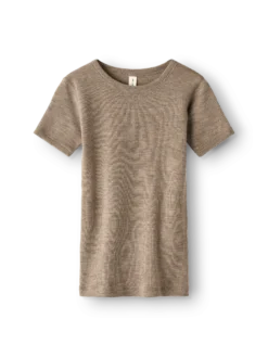 T-shirt i merinould til børn