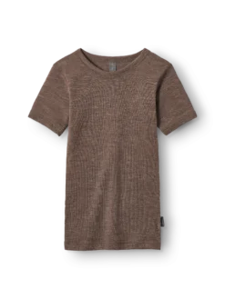 T-shirt i merinould til børn