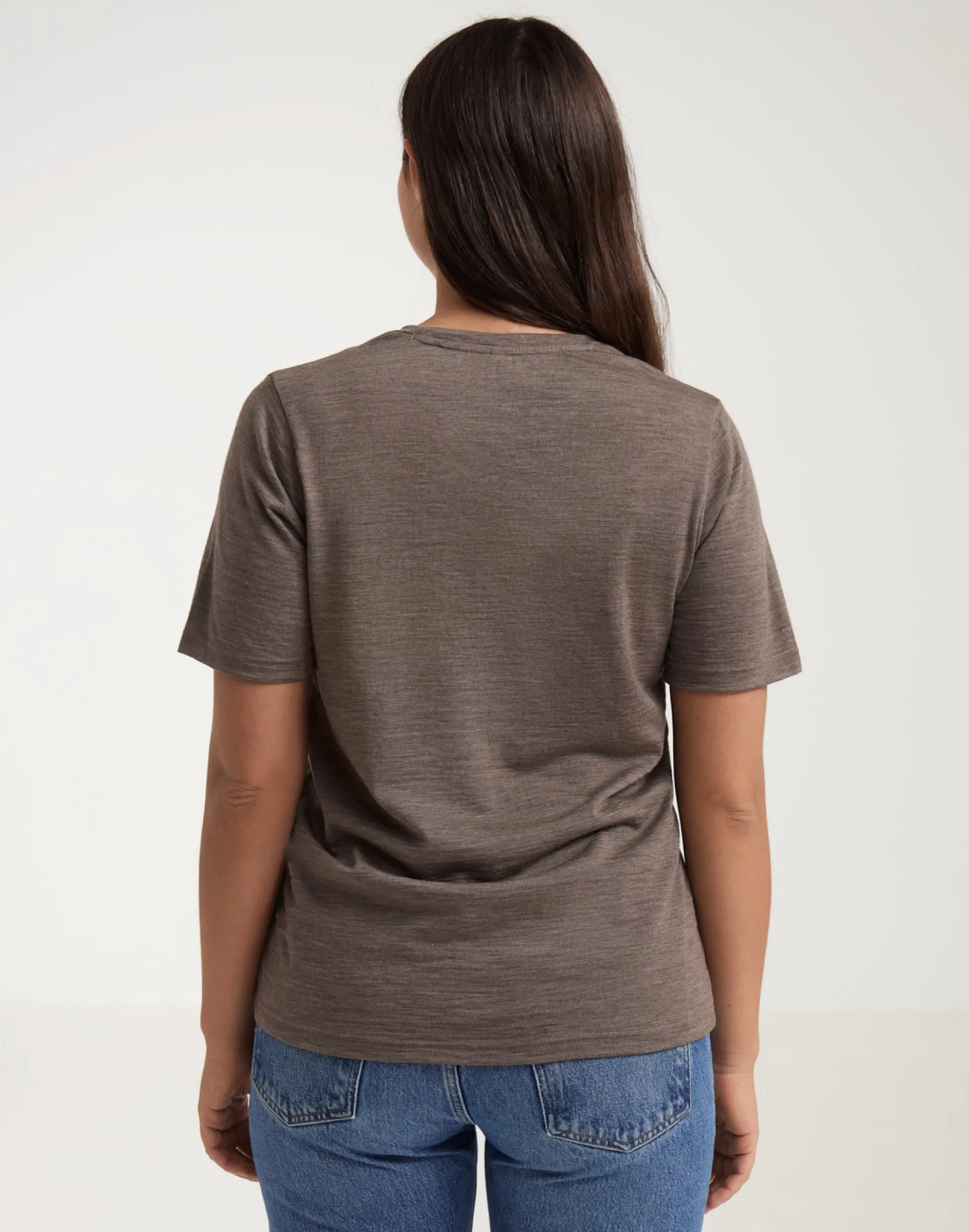 T-shirt i merinould til kvinder