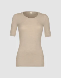 T-shirt i merinould til kvinder