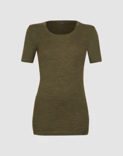 T-shirt i merinould til kvinder
