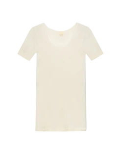 T-shirt i merinould til kvinder