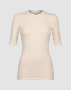T-shirt i merinould til kvinder