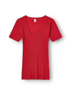 T-shirt i merinould til kvinder