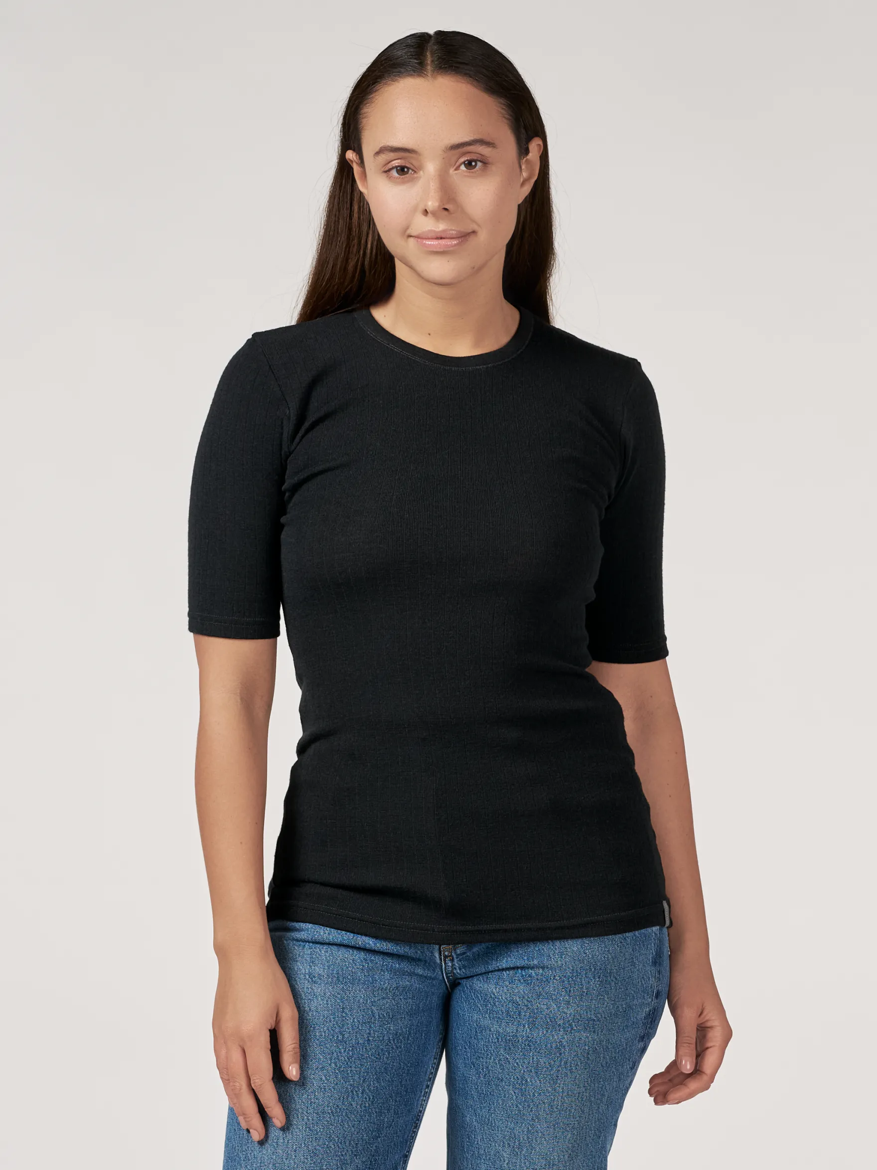 T-shirt i merinould til kvinder