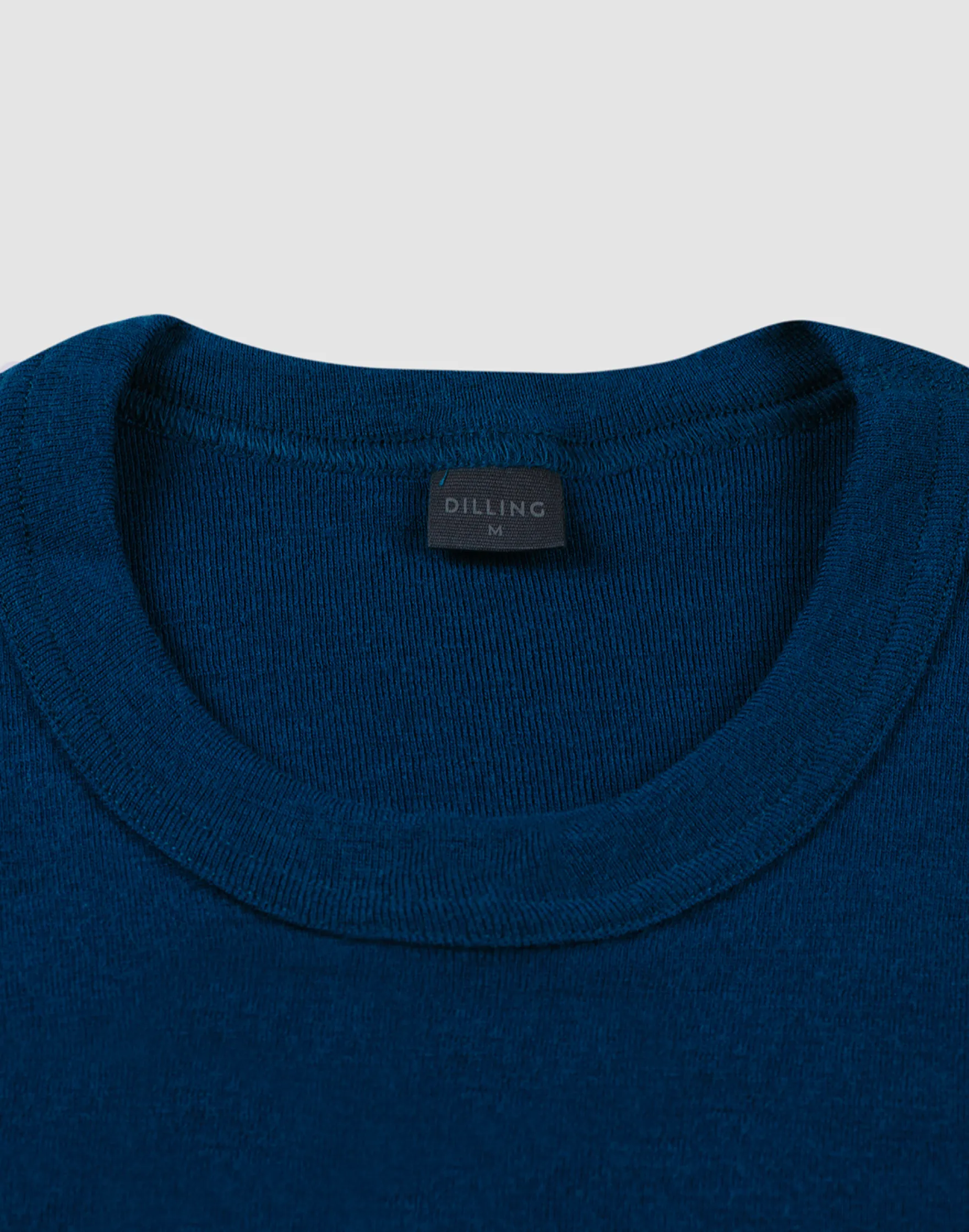 T-shirt i merinould til mænd