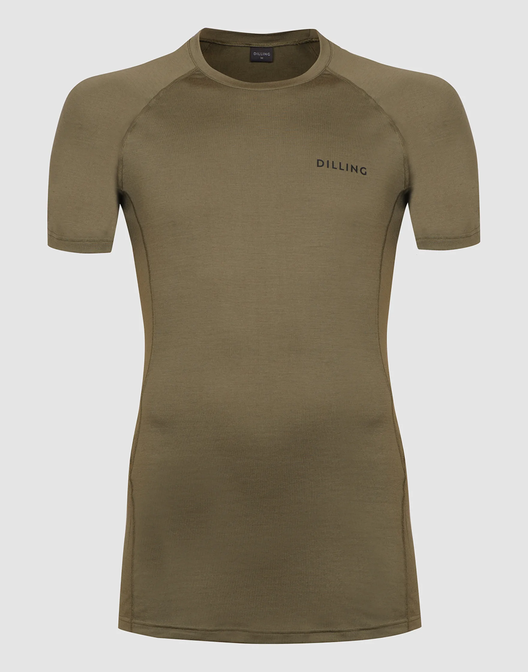T-shirt i merinould til mænd