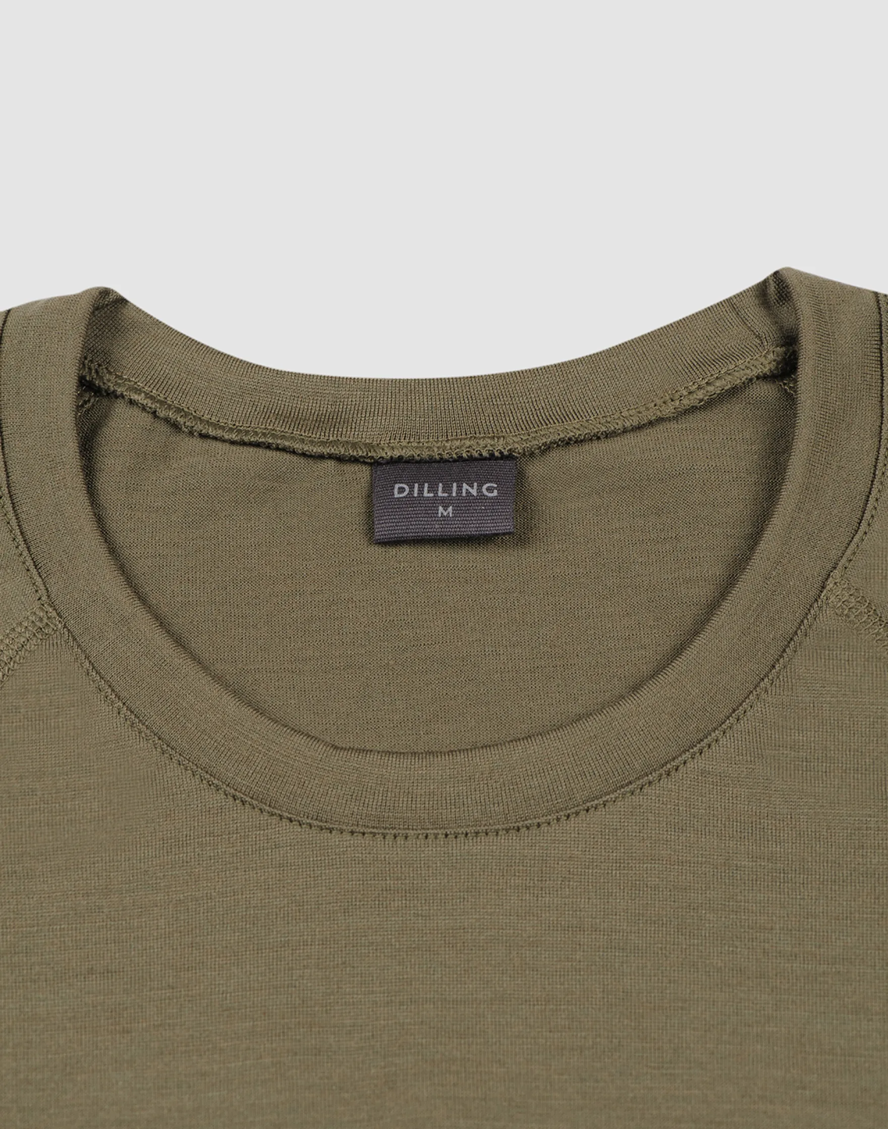 T-shirt i merinould til mænd