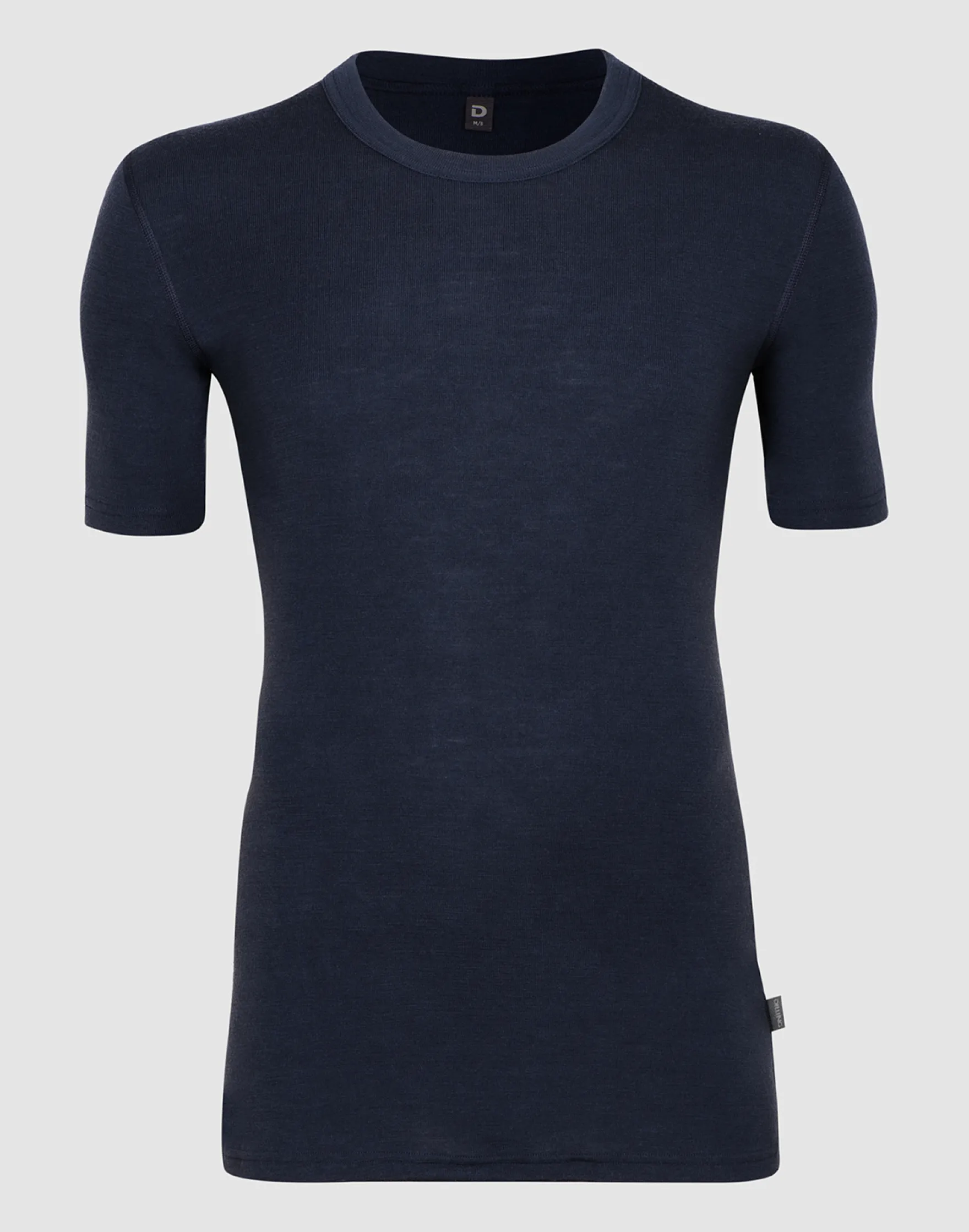 T-shirt i merinould til mænd